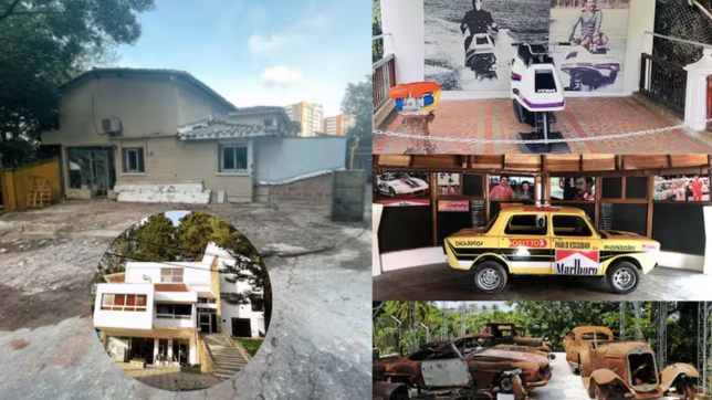 foto real museo pablo escobar interior carros avioneta